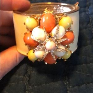J crew embellished enamel cuff